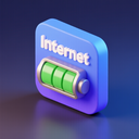 icon_internet_battery_3d_isometric icon preview