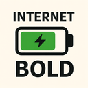 icon_internet_battery_bold icon preview