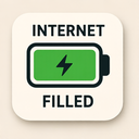 icon_internet_battery_filled icon preview