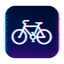 icon_internet_bicycle_digital_glitch icon preview