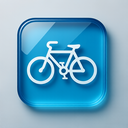 icon_internet_bicycle_glassy icon preview