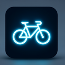 icon_internet_bicycle_glow_effect icon preview