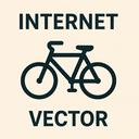 icon_internet_bicycle_vector icon preview