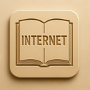 icon_internet_book_embossed icon preview