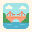 icon_internet_bridge_flat_pastel icon preview