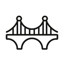 icon_internet_bridge_line_art icon preview