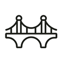icon_internet_bridge_minimal_outline icon preview