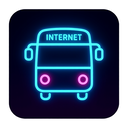 icon_internet_bus_neon icon preview
