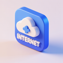 icon_internet_cloud_3d_isometric icon preview