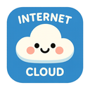 icon_internet_cloud_cartoon icon preview