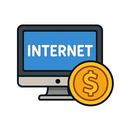 icon_internet_coin_cartoon icon preview