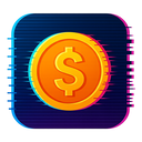 icon_internet_coin_digital_glitch icon preview