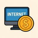 icon_internet_coin_filled icon preview