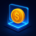 icon_internet_coin_futuristic icon preview
