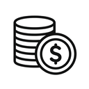 icon_internet_coin_monochrome icon preview