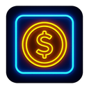icon_internet_coin_neon icon preview