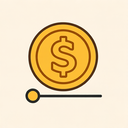 icon_internet_coin_thin icon preview