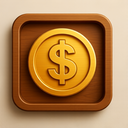 icon_internet_coin_wooden icon preview