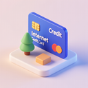 icon_internet_credit_card_3d_isometric icon preview
