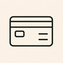 icon_internet_credit_card_minimal_outline icon preview