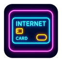icon_internet_credit_card_neon icon preview