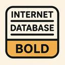 icon_internet_database_bold icon preview