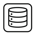 icon_internet_database_monochrome icon preview