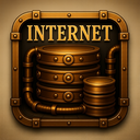 icon_internet_database_steampunk icon preview