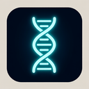 icon_internet_dna_strand_glow_effect icon preview