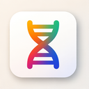 icon_internet_dna_strand_gradient icon preview