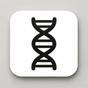 icon_internet_dna_strand_monochrome icon preview