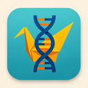 icon_internet_dna_strand_origami icon preview