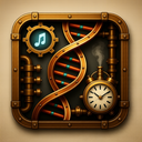 icon_internet_dna_strand_steampunk icon preview