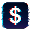 icon_internet_dollar_sign_digital_glitch icon preview