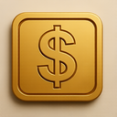 icon_internet_dollar_sign_embossed icon preview