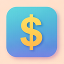 icon_internet_dollar_sign_flat_pastel icon preview