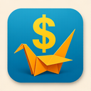 icon_internet_dollar_sign_origami icon preview