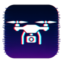 icon_internet_drone_digital_glitch icon preview