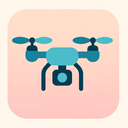 icon_internet_drone_flat_pastel icon preview