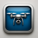 icon_internet_drone_metallic icon preview