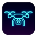icon_internet_drone_neon icon preview