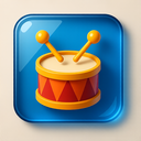 icon_internet_drum_glassy icon preview