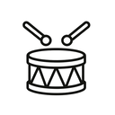 icon_internet_drum_minimal_outline icon preview
