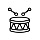 icon_internet_drum_monochrome icon preview
