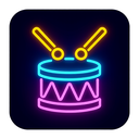 icon_internet_drum_neon icon preview
