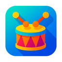 icon_internet_drum_vibrant_colors icon preview