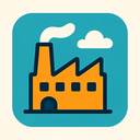 icon_internet_factory_flat_design icon preview