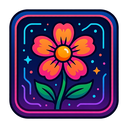 icon_internet_flower_cyberpunk icon preview