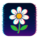 icon_internet_flower_digital_glitch icon preview