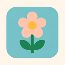 icon_internet_flower_flat_pastel icon preview